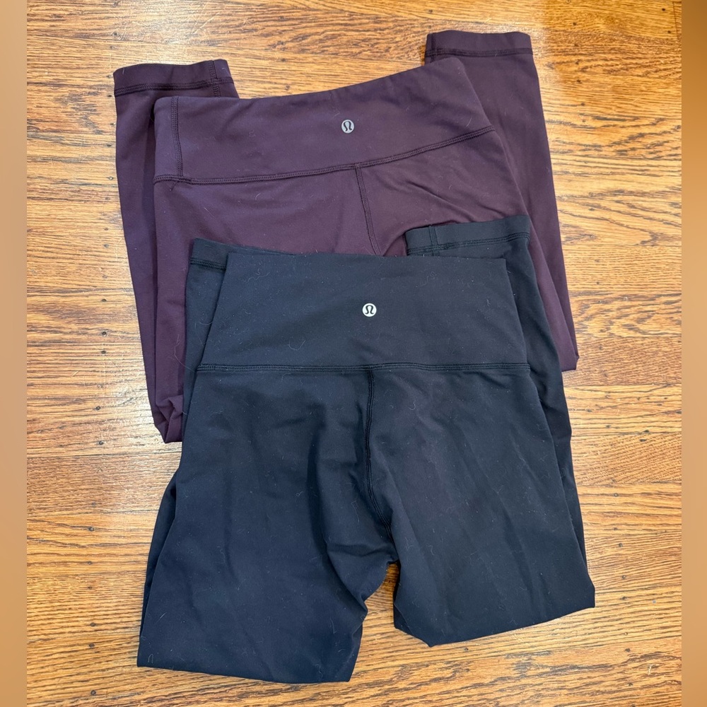 Bundle of 2 Pairs of  Lululemon Align Crop 21” size 6
